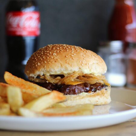Single Burger W/Fries