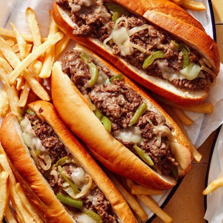 Traditional Philly's W/Fries